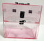 OEM Pink Promotion Display Cosmetic Holder Acrylic Brochure Display